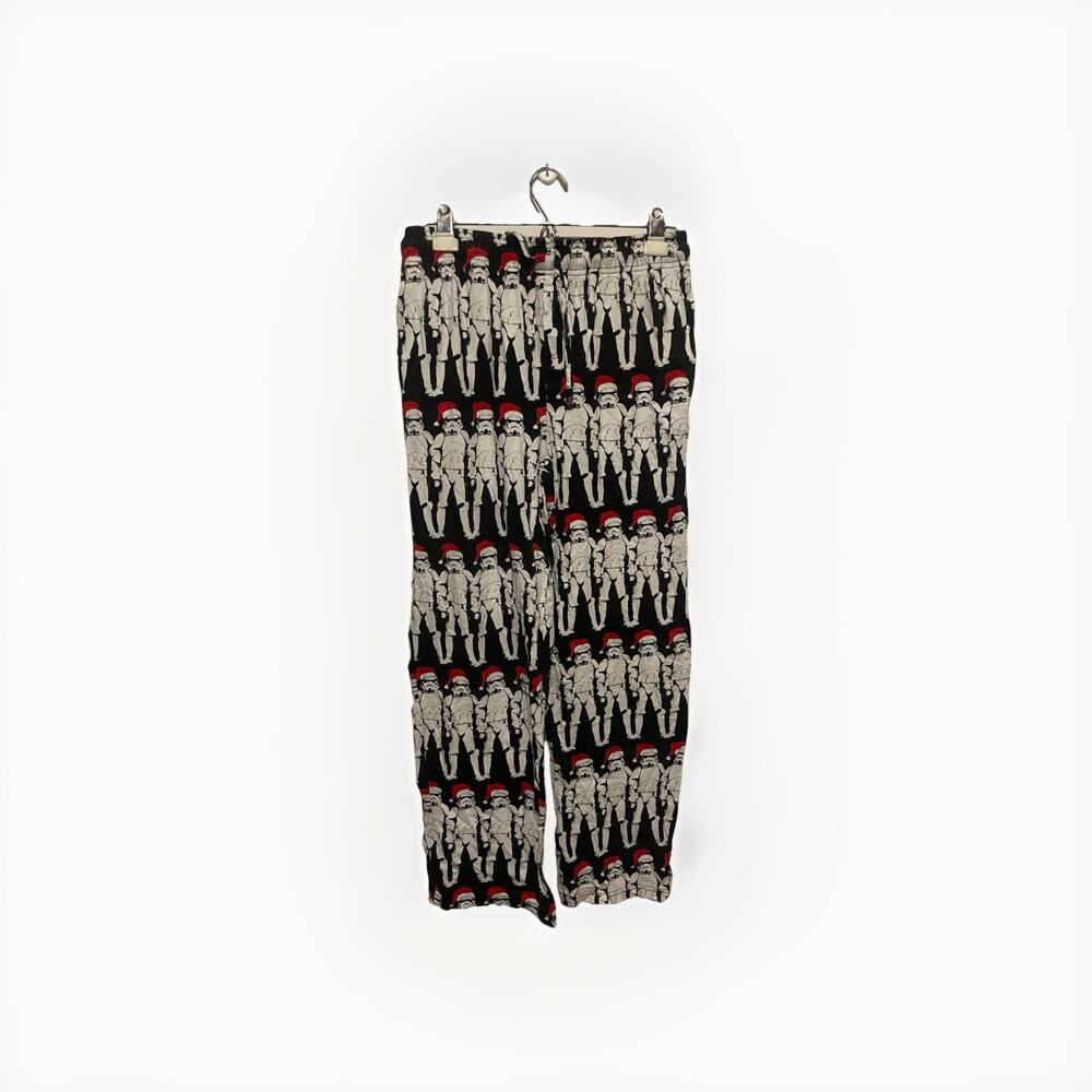 Star Wars Mens Stormtrooper Christmas Lounge Pajama Pants Small‎